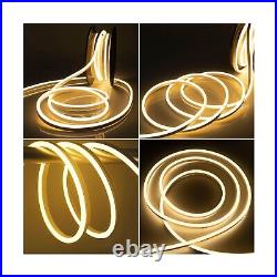 50ft/15m LED Neon Rope Lights Commercial Neon Strip Light Outdoor Waterproo