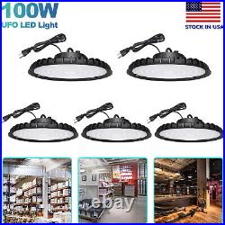 5Pack 100W UFO Led High Bay Light Commercial Gym Factory Warehouse Light Fixture