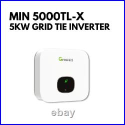 5kW 120/240V Grid-Tie Inverter by Growatt UL Listed DIY 5000W NEW + Monitoring