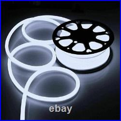5m/100m Flexible LED Neon Rope Light Strip In/Outdoor Home Commercial Lighting