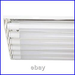 6 Bulb Lamp T8 LED High Bay Light 4 ft. 5000K Multi-Volt Commercial Damp Rated