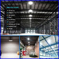 6 Pack 200W UFO LED High Bay Light Warehouse Industrial Commercial Garage Light