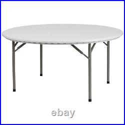 60 Round Plastic Folding Tables Commercial Quality Banquet Tables