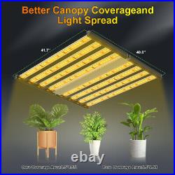 640W Foldable Quantum LED 8Bar Commercial Medical Grow Lights VS Fluence Gavita