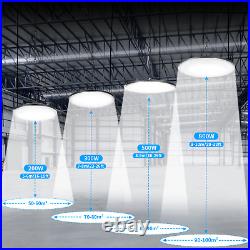 6Pack 500W UFO Led High Bay Lights Commercial Warehouse Factory Light Fixture