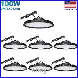 7 Pack 100W UFO Led High Bay Light Industrial Factory Warehouse Commercial Light