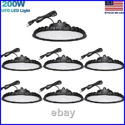 7Pack 200W UFO Led High Bay Light Commercial Gym Factory Warehouse Garage Light