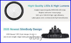 8 Pack 100W UFO Led High Bay Light Factory Warehouse Commercial Light Fixture