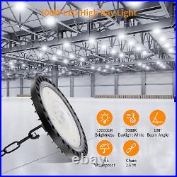 8 Pack 100W UFO Led High Bay Light Factory Warehouse Commercial Light Fixtures