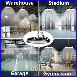 8 Pack 200W UFO LED High Bay Light Factory Commercial Warehouse Lighting Fixture