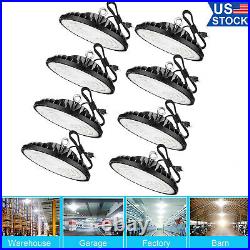 8 Pack 300W UFO Led High Bay Light Commercial Industrial Warehouse Factory Light