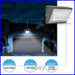 8 Pack LED Wall Pack Light 120W Commercial Industrial Outdoor Security Fixture