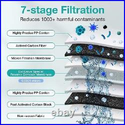 8-Stage Countertop Reverse Osmosis Water Filter System Dispenser +2 Year Filters