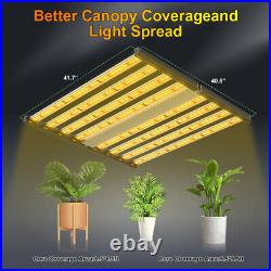 8Bar 640W Foldable LED Grow Light 6x6FT Sunlike Full Spectrum Indoor Commercial