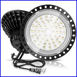 8Pack 200W LED UFO High Bay Light with Plug 5ft Cords Commercial Bay Lighting