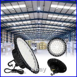 8Pack 200W LED UFO High Bay Light with Plug 5ft Cords Commercial Bay Lighting