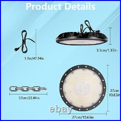 8Pack 300W UFO LED High Bay Light Garage Warehouse Industrial Commercial Fixture