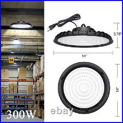 8Pack 300W UFO Led High Bay Light 300 Watts Factory Commercial Garage Gym Light