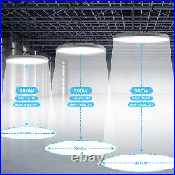 8Pcs 500W UFO Led High Bay Light Commercial Industrial Warehouse Garage Light