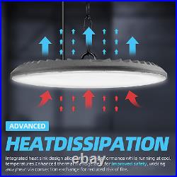 8Pcs 500W UFO Led High Bay Light Commercial Industrial Warehouse Garage Light