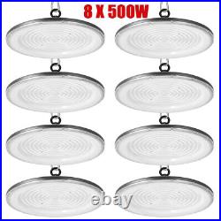 8X500W UFO LED High Bay Light LED Shop Light Warehouse Commercial Lighting Lamp