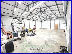 8ft Commercial LED Shop Light Fixture Garage, Warehouse, Daylight White 5000K