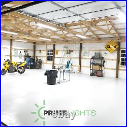 8ft Commercial LED Shop Light Fixture Garage, Warehouse, Daylight White 5000K