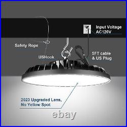 8x 200W UFO Led High Bay Light Commercial Industrial Gym Warehouse Garage Lights