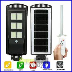 9000000LM LED Commercial Solar Street Light Outdoor IP67 Area Security Road Lamp