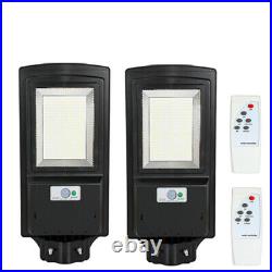 900000LM Solar Street Light 936 LED Commercial Dusk-to-Dawn Road Lamp IP67+Pole