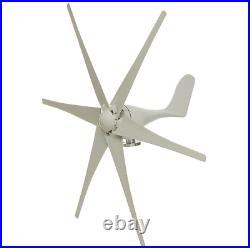 9000W Wind Turbines Generator Horizontal Windmill Energy 6 Nylon Fiber Blades 24