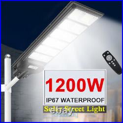 990000000000LM 1200W 1200LED Solar Street Light Commercial Parking Lot Road Lamp