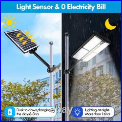 990000000000LM 1500W Watts Commercial Solar Street Light Parking Lot Road Lamp