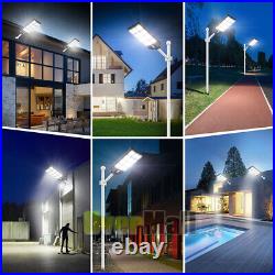 990000000000LM 1600W Commercial Solar Powered Street Light Parking Lot Road Lamp