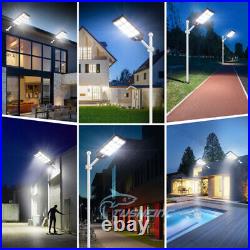 990000000000LM 1600W Dusk to Dawn Commercial Solar Street Light IP67 Road Lamp