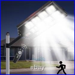 99000000000LM 1600W Commercial Solar Street Light Dusk To Dawn Road Wall Lamp A+