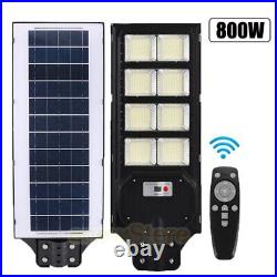 99000000000Lumens Commercial Solar Street Light IP67 Dusk to Dawn Road Lamp+Pole