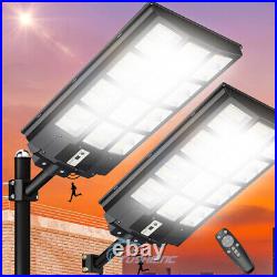9900000000LM 1600W Commercial LED Solar Street Light Dusk to Dawn Big Road Lamp