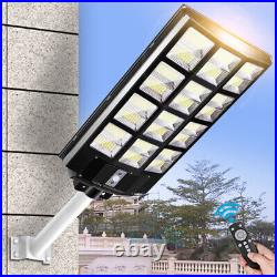 9900000000LM 1600W Commercial Solar Street Light Area Parking Lot LED Road Lamp