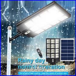 9900000000LM 1600W Commercial Solar Street Lights Outdoor Super Bright Road Lamp