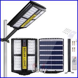 990000000LM Solar Street Light Commercial Outdoor Security Road Lamp+Pole+Remote