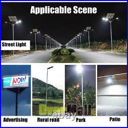99000000LM 1000W Commercial Solar Street Light IP67 Motion Parking Lot Road Lamp