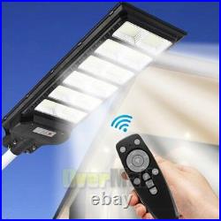 99000000LM 1200W Outdoor Commercial LED Solar Street Light Parking Lot Road Lamp