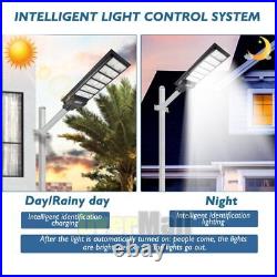 99000000LM 1200W Outdoor Commercial LED Solar Street Light Parking Lot Road Lamp