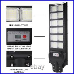 99000000LM LED Solar Street Light Commercial Dusk To Dawn Outdoor Road Wall Lamp