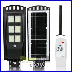9900000LM 250W Commercial Brightest Solar Street Light IP67 Dusk-Dawn Road Lamp