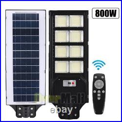 9900000LM Commercial Solar Street Light Dusk-to-Dawn for Parking Patio Road Lamp