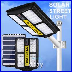 99900000LM Dusk to Dawn Commercial Solar Street Light IP67 Security Road Lamp US
