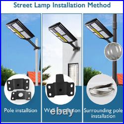 99900000LM Dusk to Dawn Commercial Solar Street Light IP67 Security Road Lamp US