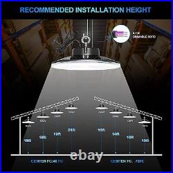 AC277480V UFO LED High Bay Light 240W Commercial Warehouse Workshop Lamp DLC&UL